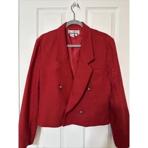 SK & Company Red Vintage Blazer